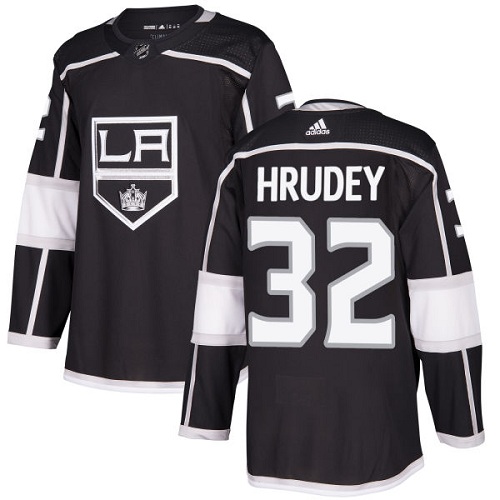 Adidas Men Los Angeles Kings 32 Kelly Hrudey Black Home Authentic Stitched NHL Jersey